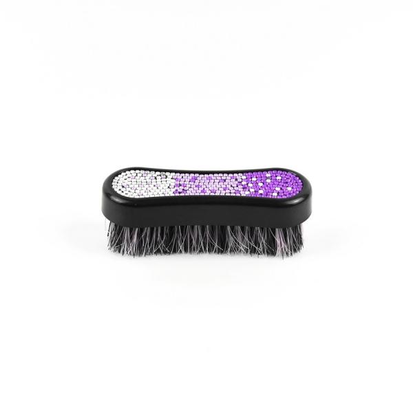 Little 8 Shaped Personalized Horse Brushes 12.5cm Bling Gradually Changing Color