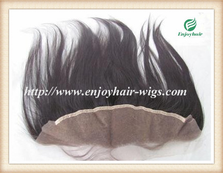 Indian virgin hair lace frontal 13''x4'' ,natural color straight hair extension 10''-24''L