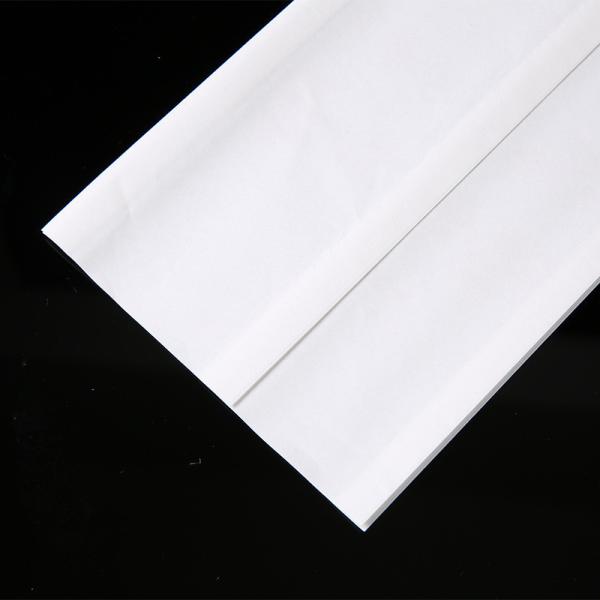 Sacos de papel kraft branco de tamanho personalizado para comida com design de embalagem de luxo