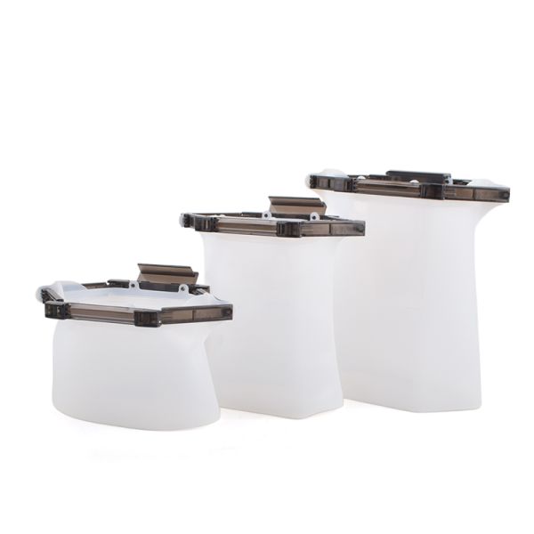 500 мл 1000 мл складной силиконовый пакет для хранения пищи Силиконовые фризерные пакеты