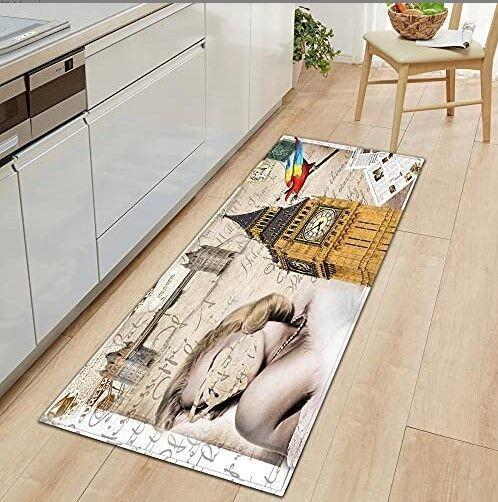 Corredor personalizado moderno de Mats Long Strip Kitchen Carpet do assoalho da cozinha