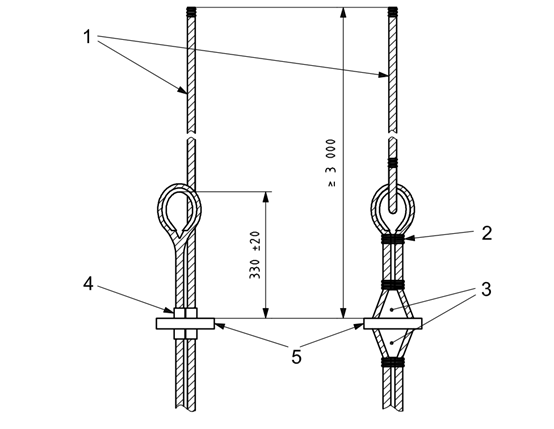 Оборудовать морского пехотинца лестницы веревочки Embarkation деревянного шага ISO 5489-2008 морской