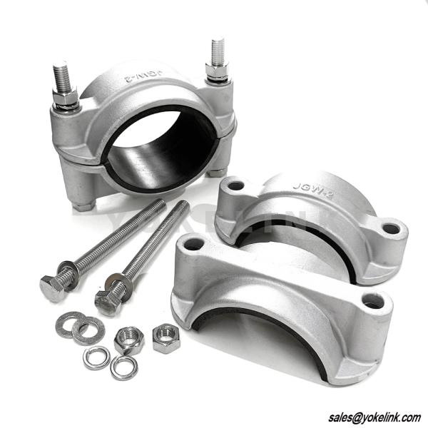 High Voltage Cable Rubber Lined Aluminium Single Cable Cleat