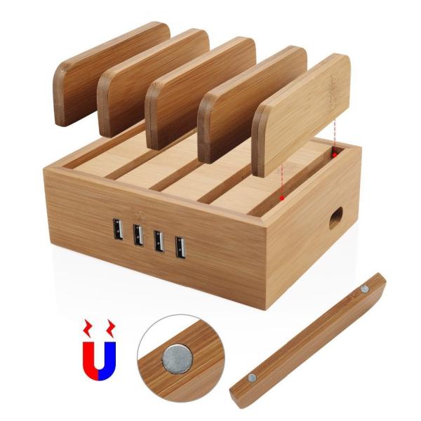 trend selling eco-friendly bamboo cell phone holder phone holder with high quality