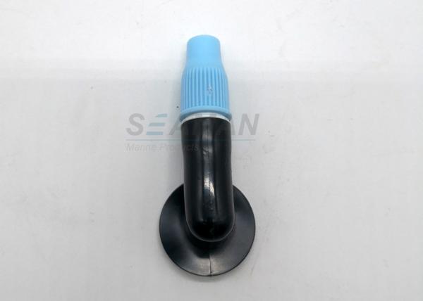 PVC / TPU Air Blow Mouth Oral Tube With Swivel Valve For Swim Safety Buoy Bag