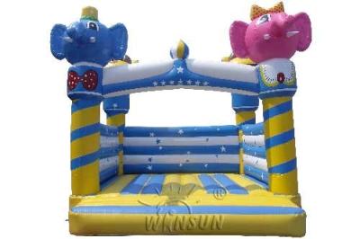 Elephant Castle Inflatable Bounce House Non Toxic For Children