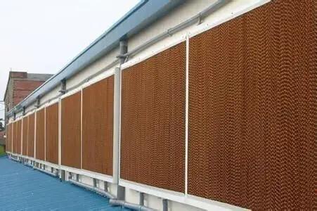 Big Sale Husbandry Honeycomb Cellulose Evaporative Cooling Pad for Greenhouse Cooling System With Brown Color 10mm