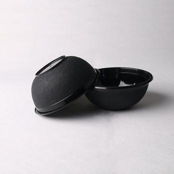 Disposable Plastic Soup Bowls Disposable Serving Bowl For Salad Soup Noodles Containers With Lids
