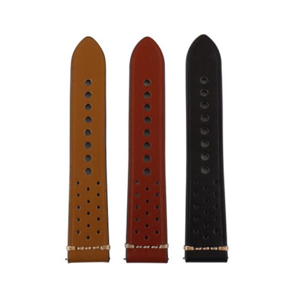 Watchband Genuine Leather Watch Straps Black Brown Wear-resistant Swearproof 18mm 20mm 22mm 24mm Watch Accessories High