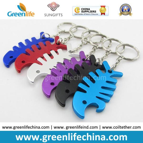 Promotional Custom Logo Printed Metal Aluminum Beer Bottle Opener Key Holders