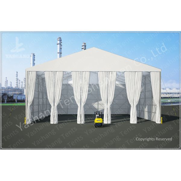 Large Span Aluminum Frame Industrial Storage Tents , Temporary Storage Tents