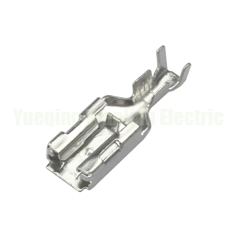 DJ6210-6.3B de latón enlatado de alambre automotriz terminal 6.3MM pines bloqueo positivo