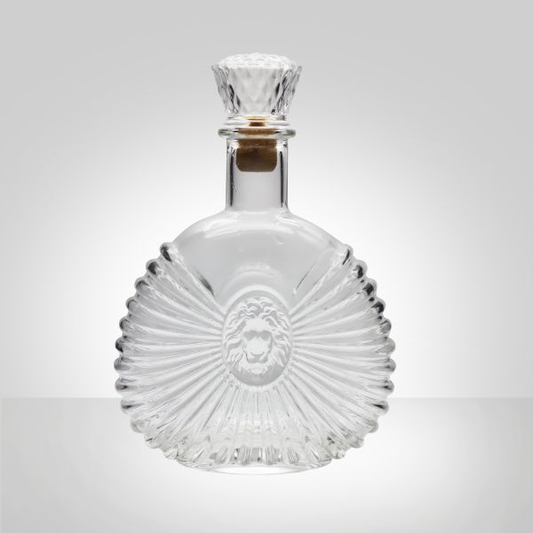 Super Flint Diamond Cut Glass Decanter ,  XO, brandy ,  Vodka Liquor Gin Rum Tequila Whisky Brandy Spirit Glass Bottle With Solid Glass Stoppers