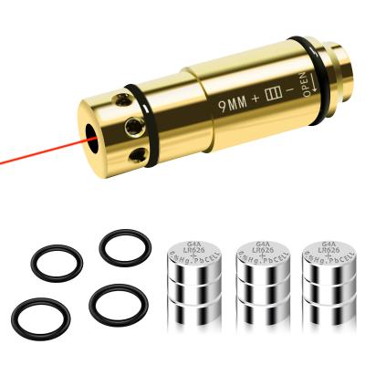 Comprimento de onda vermelho de bronze de formação do laser 650nm do calibre do cartucho 9MM do laser
