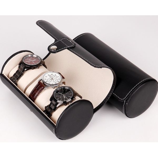 SGS Personalised Leather Travel Jewellery Box With Drawers Contemporary Design