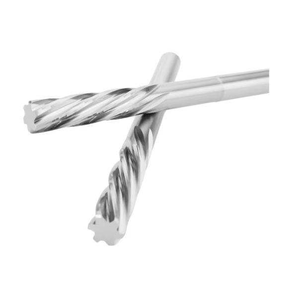Alésoir hélicoïdal en acier au tungstène étendu H7 H8, revêtement non revêtu ou DLC, pour une performance durable