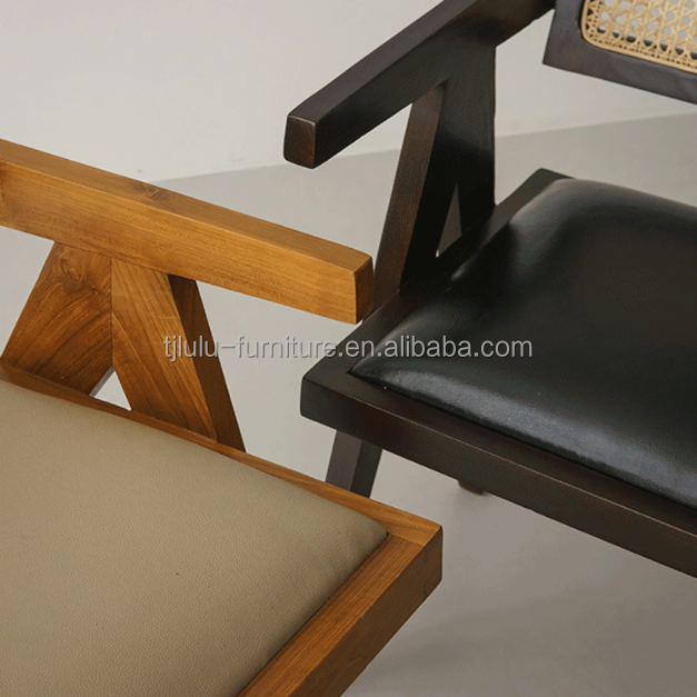 Specific Dining Chair Design Home Furniture Rattan Chair with Mail Packing and Upholstered Solid Wood
