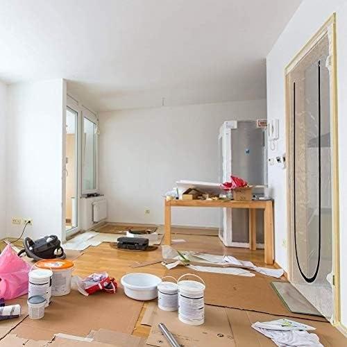 Sewing Zipper Door For Dust Barrier Zipwall Plastic zipper door dust barrier door U shape Dust Barrier Protection Kit