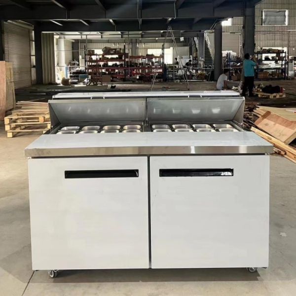 Commercial Sandwich Preparation Table With Fridge Air Cooling