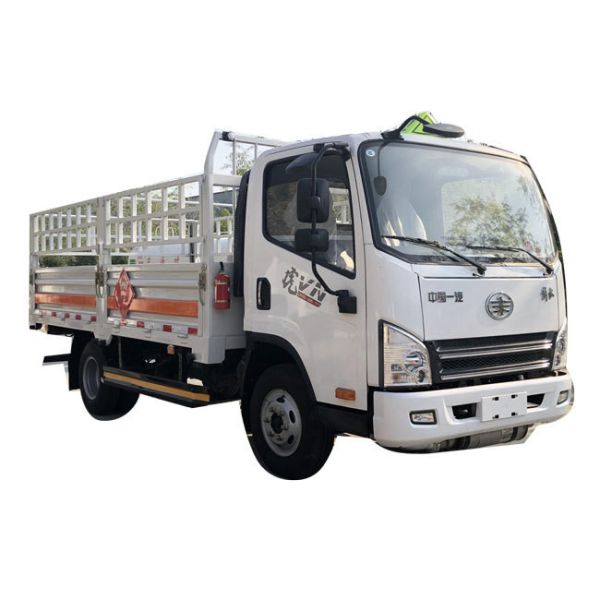 熱売のFAW 4*2 中国で販売されている小型ガスシリンダー配送トラック