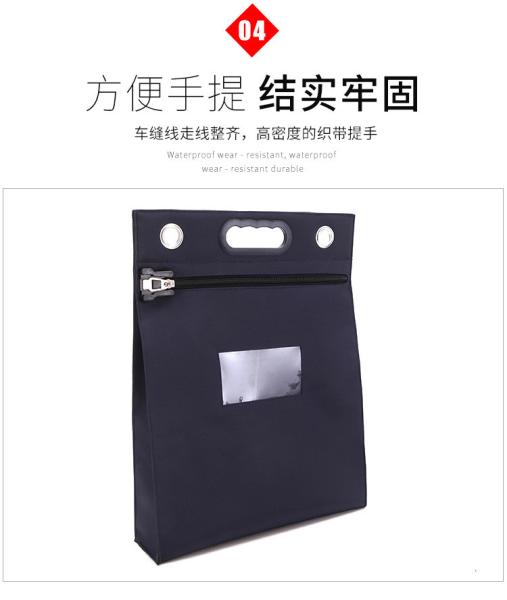 CROSS BORDER SOLID COLOR OXFORD CLOTH TICKET DOCUMENT BAG DOCUMENT BAG TICKET BAG DELIVERY BAG VOUCHER BAG A4 PAPER BAG