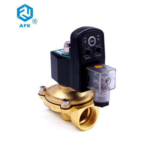 Дюйм клапана соленоида 1/2 газа ДК 12В низшего напряжения латунный электрический