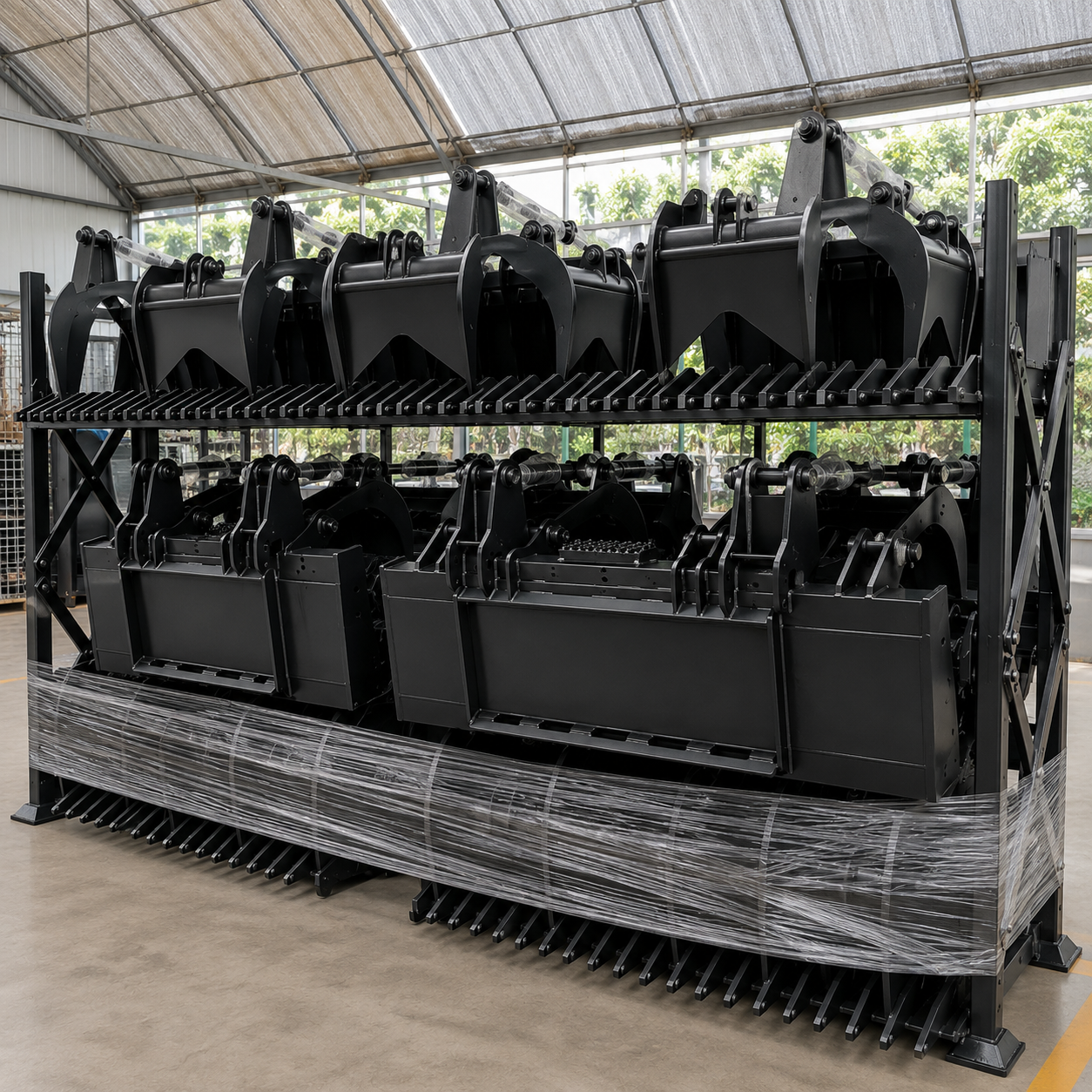 Modern Agricultural Equipment Parts Metal Custom Machinery Parts Black
