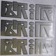 Electroplated nickel label, logo, stickers with customized colour for home appliance and other packaging needs