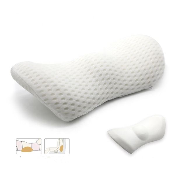 OBLONG Memory Foam Lumbar Support for Comfortable Car Home and Bed Comfortable Design