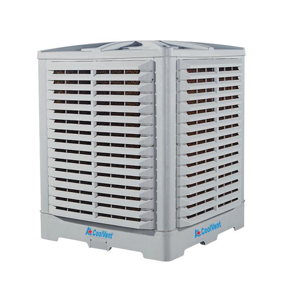 Roof Mount Industrial Evaporative Cooler 30000m3/h 220V 2.2kW 17670CFM PP