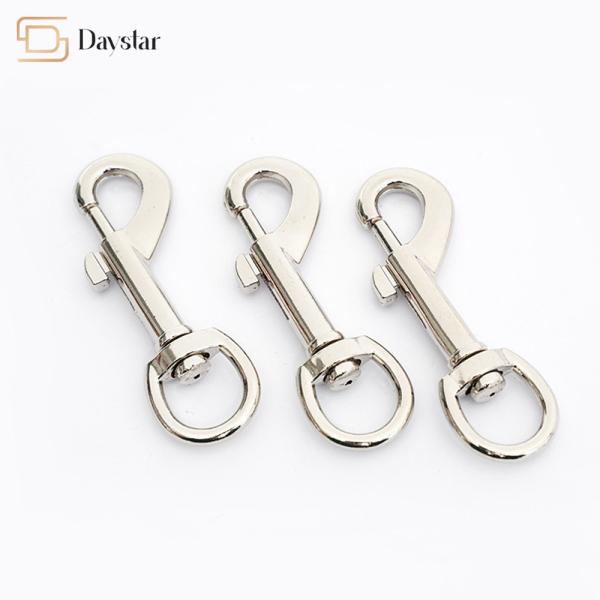 Heavy Duty Metal Swivel Snap Hooks Pet Buckle , Trigger Clip Dog Leash Hook