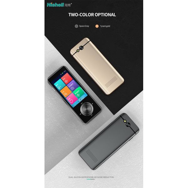 Hishell Multilingual Pocket Voice Translator , WIFI Translation Device For Traveling