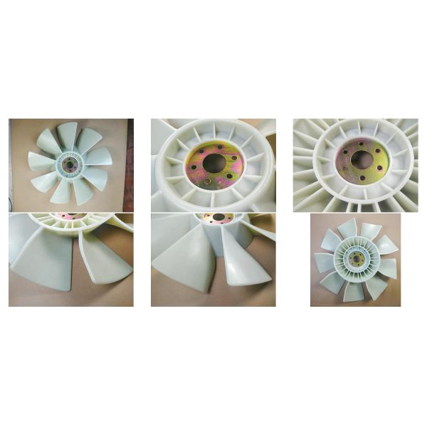 600-625-7620 Engine Fan Blade 6D102 6 Holes 9 Blades Excavator Radiator Engine Cooling Fan
