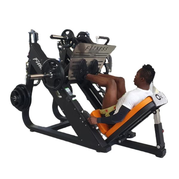 Fitness Equipment 45 Degree Leg Press Machine with Medium Loader and Bench Function