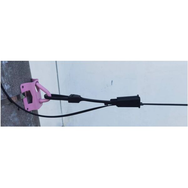 ZCPAC-01 FTTH Flat Nylon Cable Drop Clamp. Прочный оптоволоконный кабель для внутреннего и наружного использования.