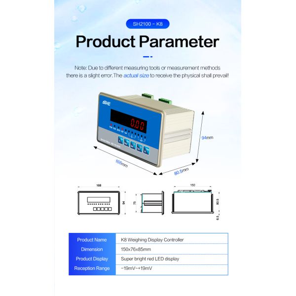 Customized OEM Support Three-Way Control Sorting Scale with Self-Test and Alarm Control