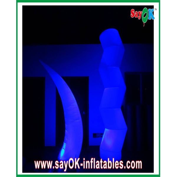 Освещать раздувные 12 различных цвета вел призму украшения на праздник