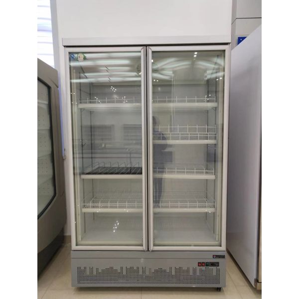 Cold Drink 1260L Beer Upright Glass Door Freezer 220V To 240V