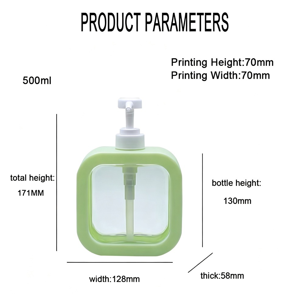 Refillable BPA Free Foaming Soap Dispenser Foam Pump Bottle Leak Proof For Bathroom Kitchen
