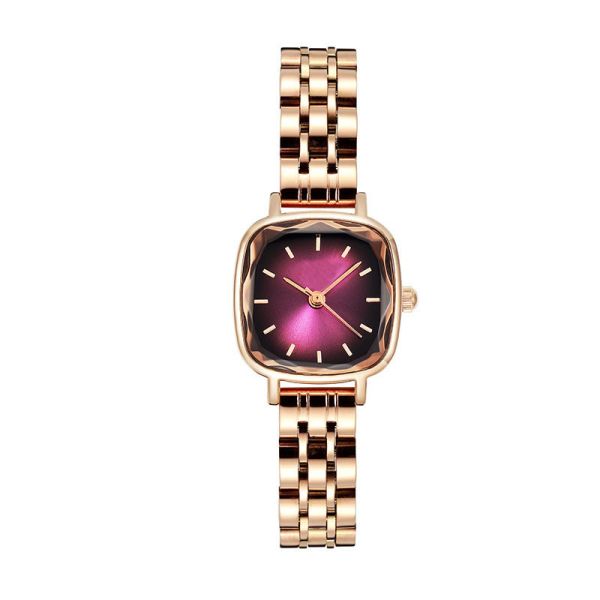 Фасонируйте роскошные наручные часы кварца нержавеющей стали водоустойчивые для женщин