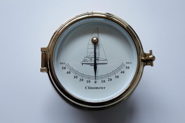 instrumento náutico Marine Clinometer Brass de 120mm