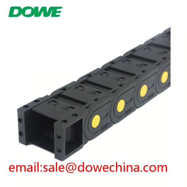 H25x57 Big Cover Cable PA66 Drag Chain Protect Cable Carrier For CNC Machine