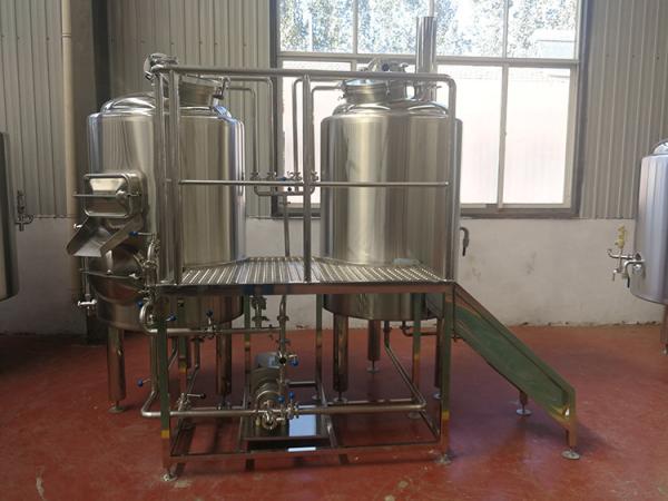 300L Capacity SS304 Beer Brewing System CE ISO Semi Automatical Control