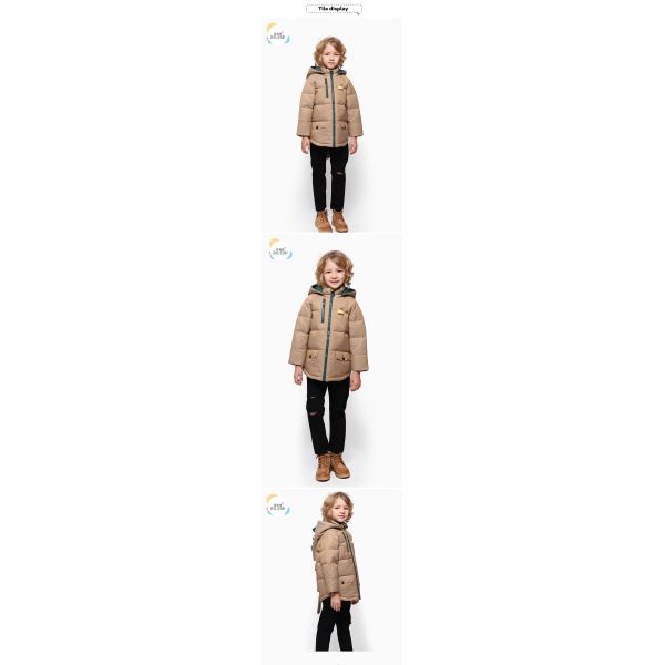 Red Black Waterproof New Look Jackets Childrens Faux Fur Kids Padded Designer Long Parka Winter Boys Coats