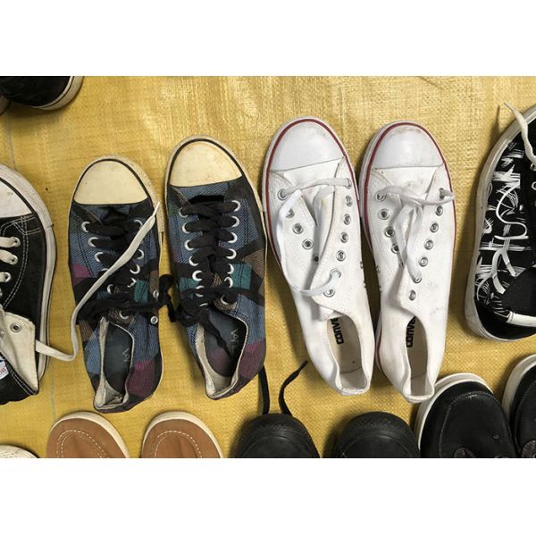 Mixed Size Used Mens Shoes 2nd Hand Canvas / Casual Shoes For West Africa