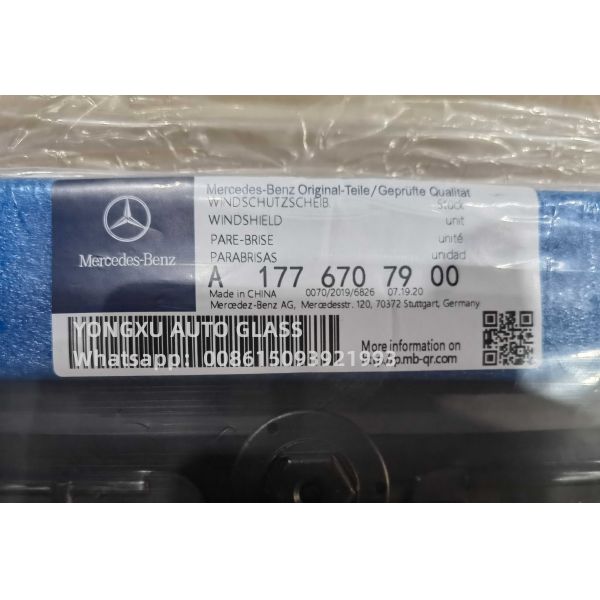 Mercedes-Benz A-Class (W177) 5d Hatchback 2018 Rain Sensor Car Front Glass Glass Windshield