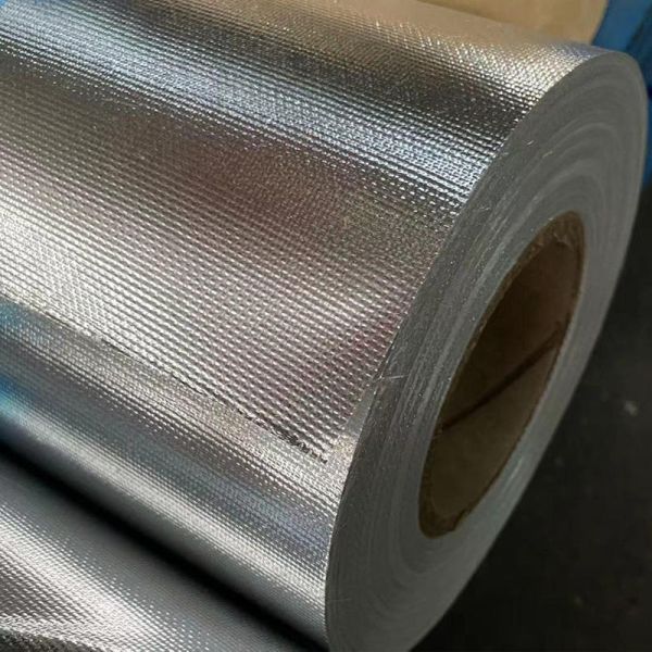 Tela de fibra de vidrio con lámina de aluminio 460g/m² para aislamiento térmico