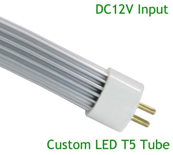 Customed LED T5 8W L548mm*∮16mm DC12V 48pcs SMD2835 Aluminum+PC Cover   (GT5-0608AN-02)
