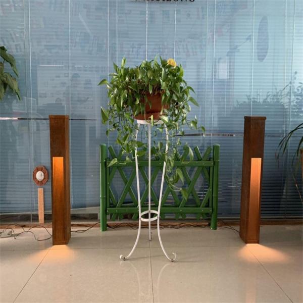 Luzes de jardim de aço corten impermeabilizantes externas 10 W 12 W para gramado