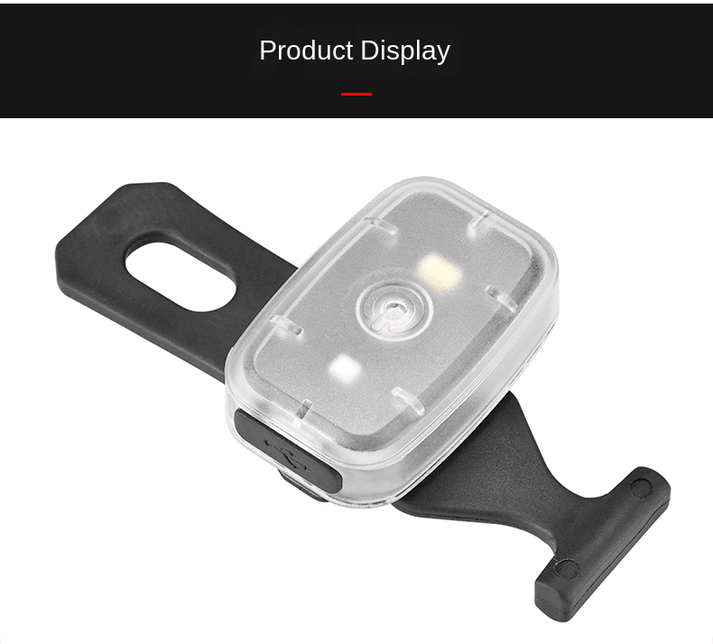 Outdoor IPX5 Waterproof LED Bicycle Light / Bicycle Tail Light Rechargeable 21G